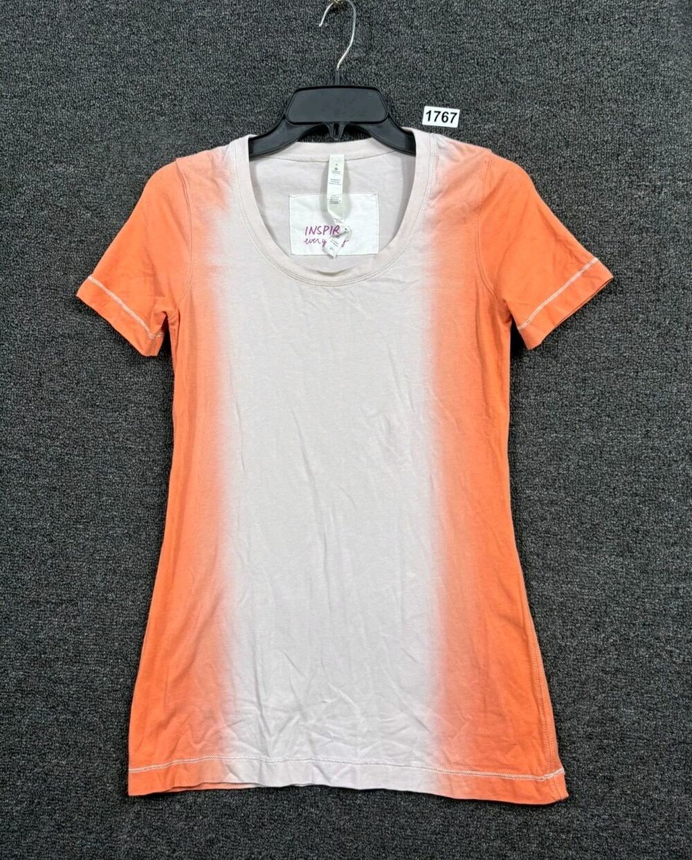 Lululemon Athletica Every Yogi Tee Print Dune Dazzling Womens Size 4 Athleisure